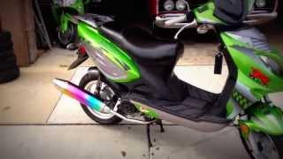 100Cc Big Bore Kit 139Qmb Gy6 50Cc Installed With Performance Exhaust