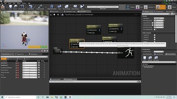 Unreal Spring bones on a coat