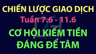 CHỨNG KHOÁN HÔM NAY | CHIẾN LƯỢC GIAO DỊCH TUẦN 7.6 - 11.6 | CƠ HỘI KIẾM TIỀN ĐÁNG ĐỂ TÂM