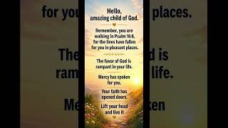 GOD BLESS YOU. #psalm16 #graceoware #declaration #foryou #faith #fyp #favorofgod #mercyofgod #shorts