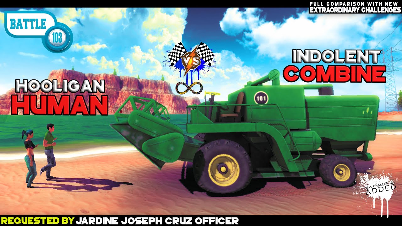 OFF THE ROAD HUMAN Vs COMBINE COMPARISON INFINITE OPEN WORLD GAME OTR | ANDROID GAMEPLAY 2023