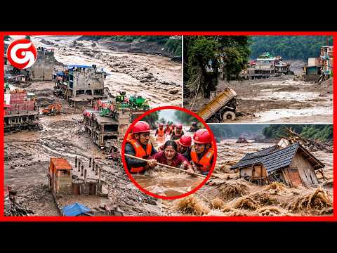 NEPAL HIT AGAIN BY MAJOR FLOODS AND LANDSLIDES - HOUSES COLLAPSE - 21 DEAD...