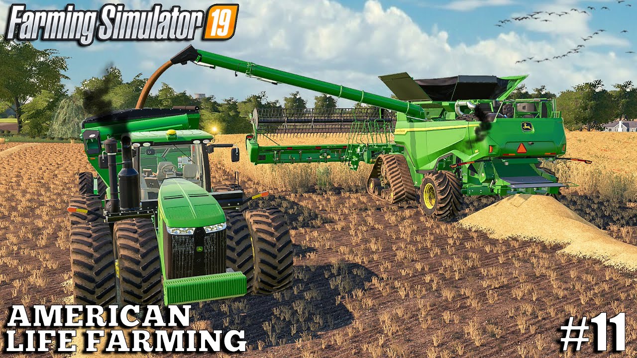 I found TWO NEW FIELDS to Harvest | American Life Farming | Farming Simulator 19| #11
