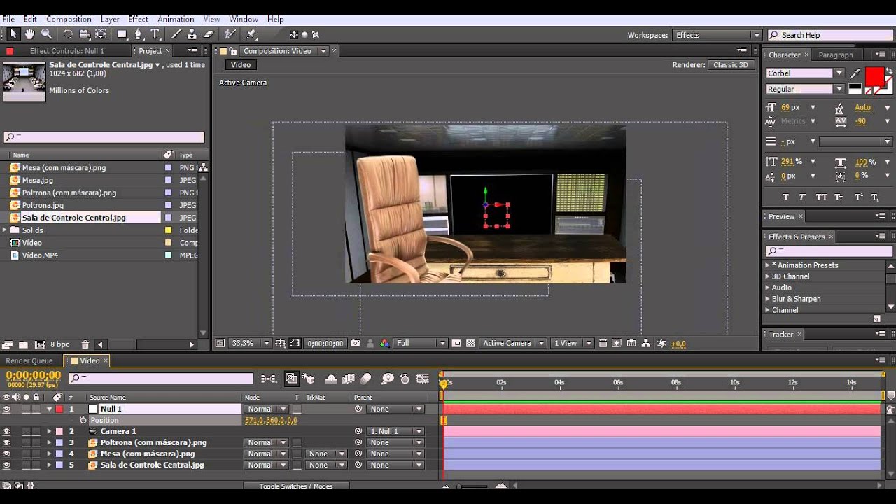 Criar ambientes de VR no After Effects