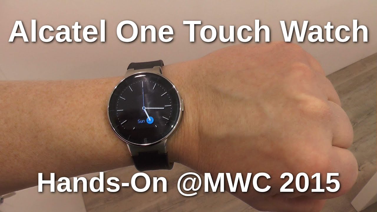 Alcatel OneTouch Watch, hands-on en video #MWC2015