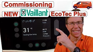 How to Commission the NEW Vaillant Ecotec Plus Combination Boiler with it's New Touch Screen Display screenshot 2