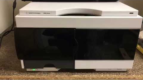 Test run of Agilent 1260 HPLC Autosampler (G1329B) from Gilante Scientific