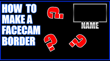 How To Make A Facecam Border In Photoshop! [VERY EASY!]