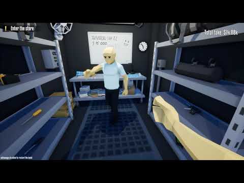One Arm Robber jewellery store speedrun 40.78 player 1 pov