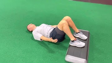 Supine Hooklying Breathing with Low Reach