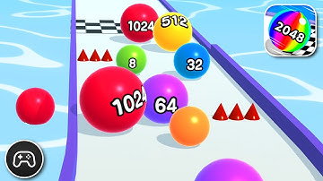 Ball Run 2048 - Gameplay Walkthrough Part 110 - Casual Game Levels 894-900 (iOS, Android)