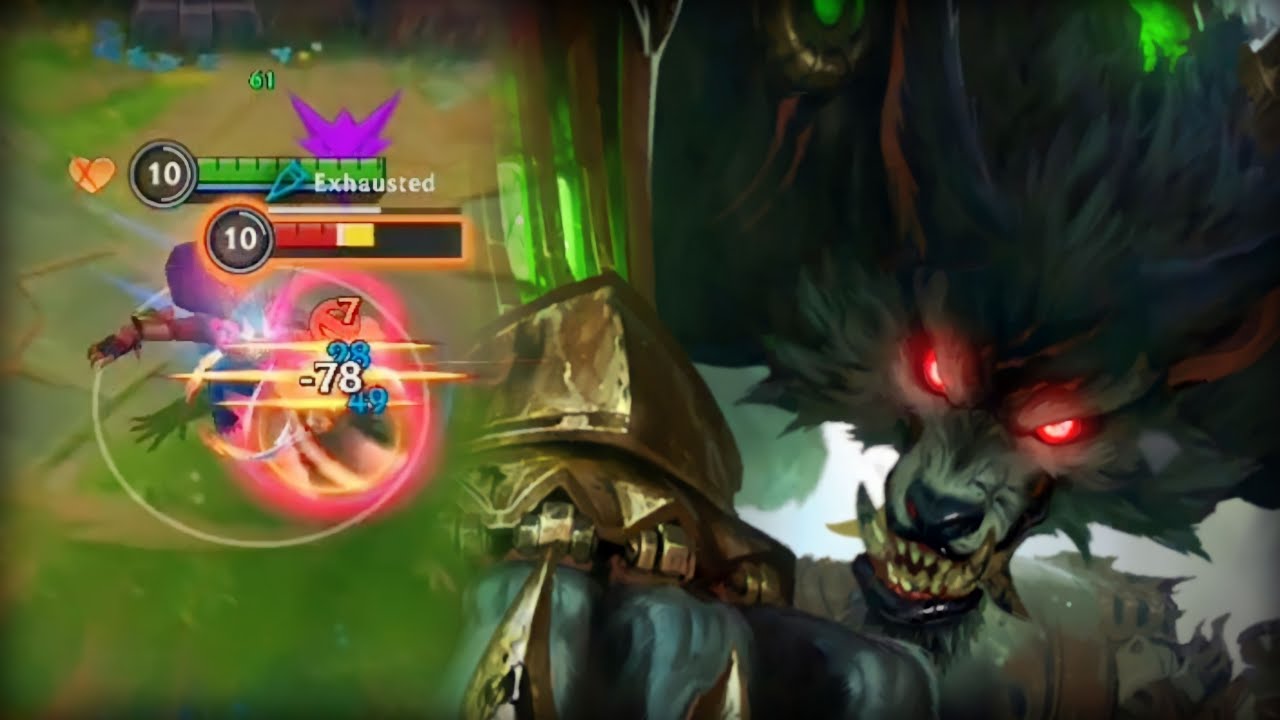 WILD RIFT WARWICK THE UNCAGED WRATH OF ZAUN | WARWICK GAMEPLAY ~ WILD ...