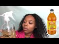 Apple Cider Vinegar Rinse to Help Detangle my Hair after Taking Out Box Braids!