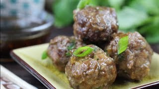 Asian Meatballs with Teriyaki Sauce - A Collaboration with Best Bites Forever by Christina Fogal 266 views 5 years ago 5 minutes, 9 seconds