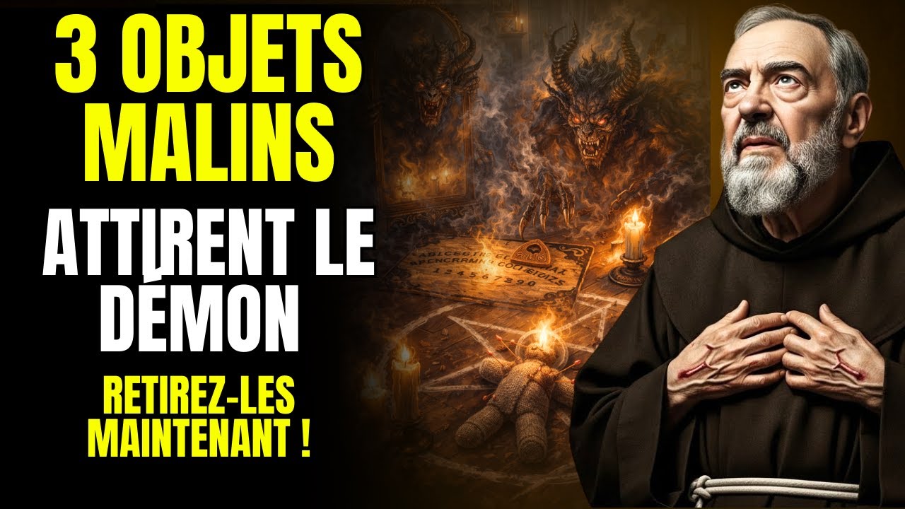 Padre Pio avertit : 3 objets qui attirent les démons dans votre maison – Attention !