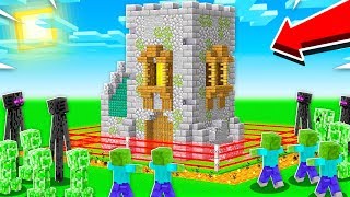 JE CONSTRUIS LA BASE LA PLUS SÉCURISÉE DE MINECRAFT !