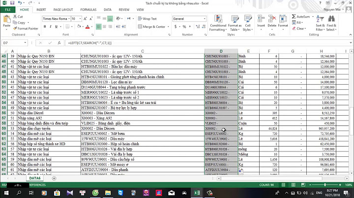 Hướng dẫn lọc dữ liệu 9 kí tự trong execl năm 2024