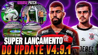 🚨EU DEIXEI O PES 2021 + ATUALIZADO QUE BOMBA PATCH COM ESSE SUPER PATCH E OPTION FILE - PS4 PS5 PC
