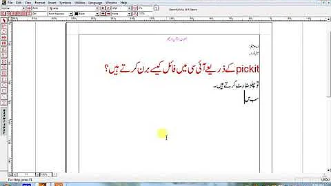 How to burn hex file in microcontroller Using pickit2