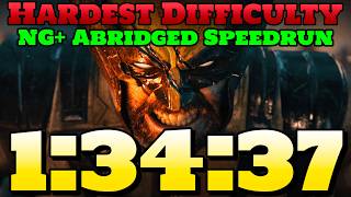 [WR] Wolverine PS5 NG+ Speedrun Hardest Difficulty in 1:34:37 (NG+ Abridged TBTI)