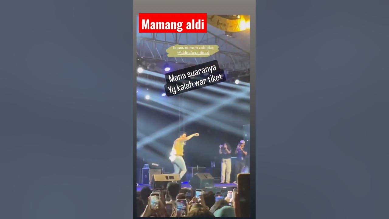 #concert #coldplay #alditaher #tribute #indonesia