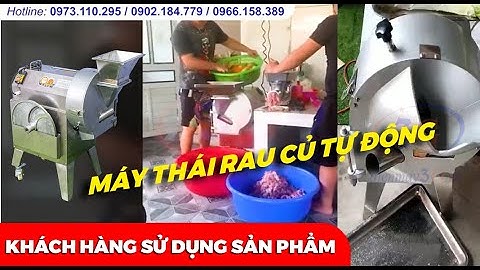 Máy Thái Rau Củ Quả Đa Năng SM801 Cập Bến Bếp Thái Nguyên| Điện Máy 3G