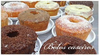 Com 1 massa fiz 10 sabores de bolos caseiros