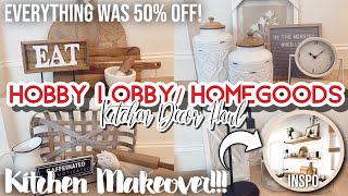 NEW MODERN FARMHOUSE DECOR HAUL | HOBBY LOBBY + HOMEGOODS DECOR HAUL