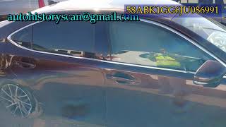 58ABK1GG6JU086991 Lexus Es 350 2018