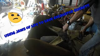 Will The Jaws Of Life Be Able To Save This Excavator Bucket? by Old Iron Finder 18 views 1 month ago 15 minutes