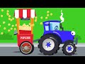 Der traktor und freunde  die autos fr kinder  bagger kinderfilm deutsch