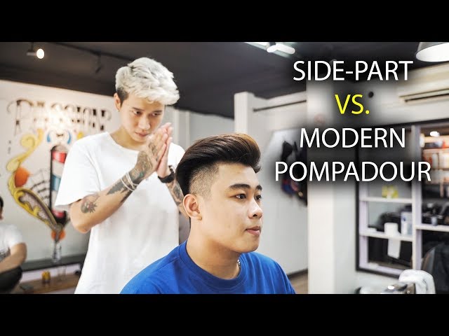 1 HAIRCUT 2 HAIRSTYLES - Tạo kiểu tóc Side Part vs Modern ...