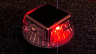 Solar Powered Magnetic Flashing Warning Light