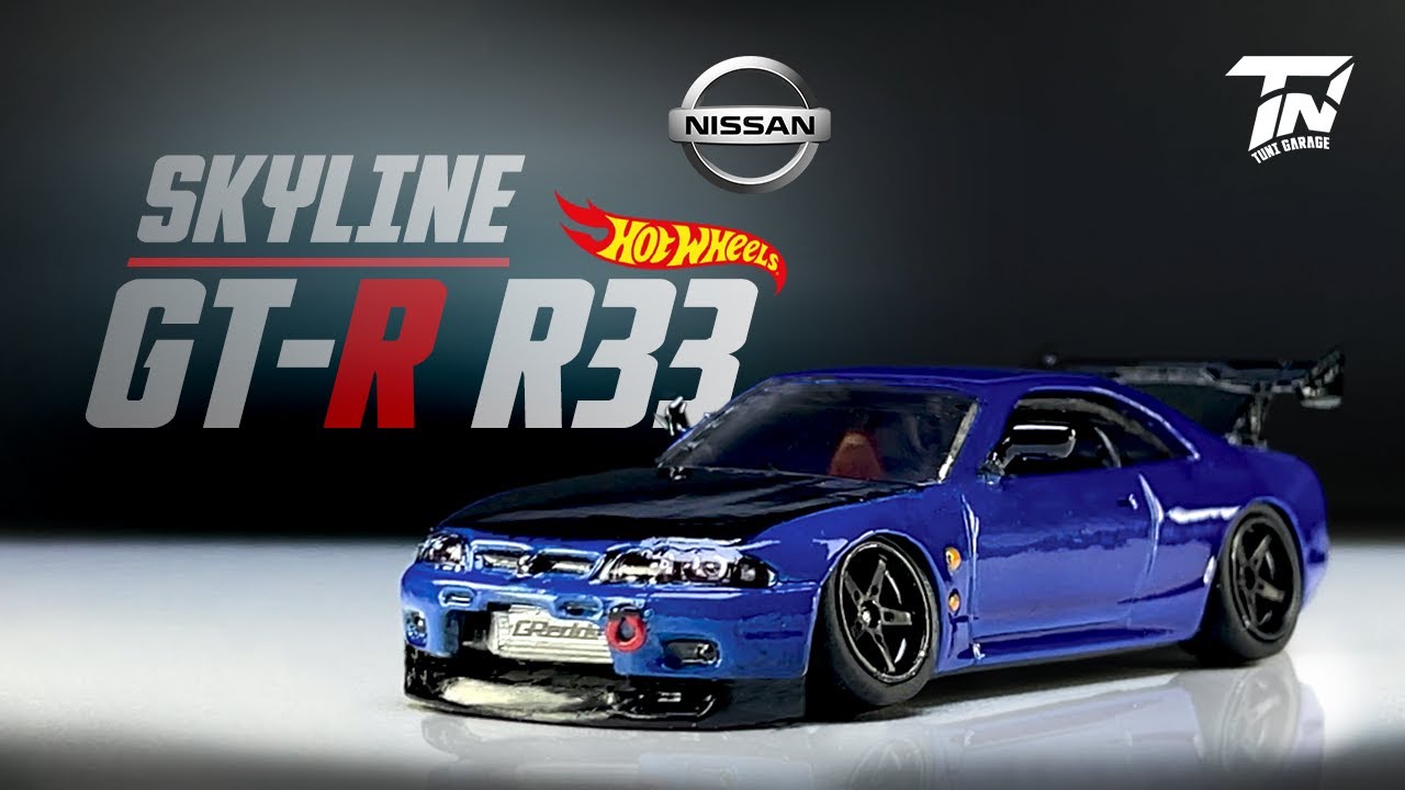 Nissan Skyline GT-R R33 Hot Wheels Custom