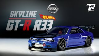 Nissan Skyline GT-R R33 Hot Wheels Custom