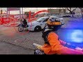 Police Knock Biker Over - Cops Vs Bikers 2019