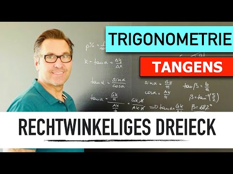 Tangent | Trigonometric function in a right-angled triangle | Calculating angles using the tangent