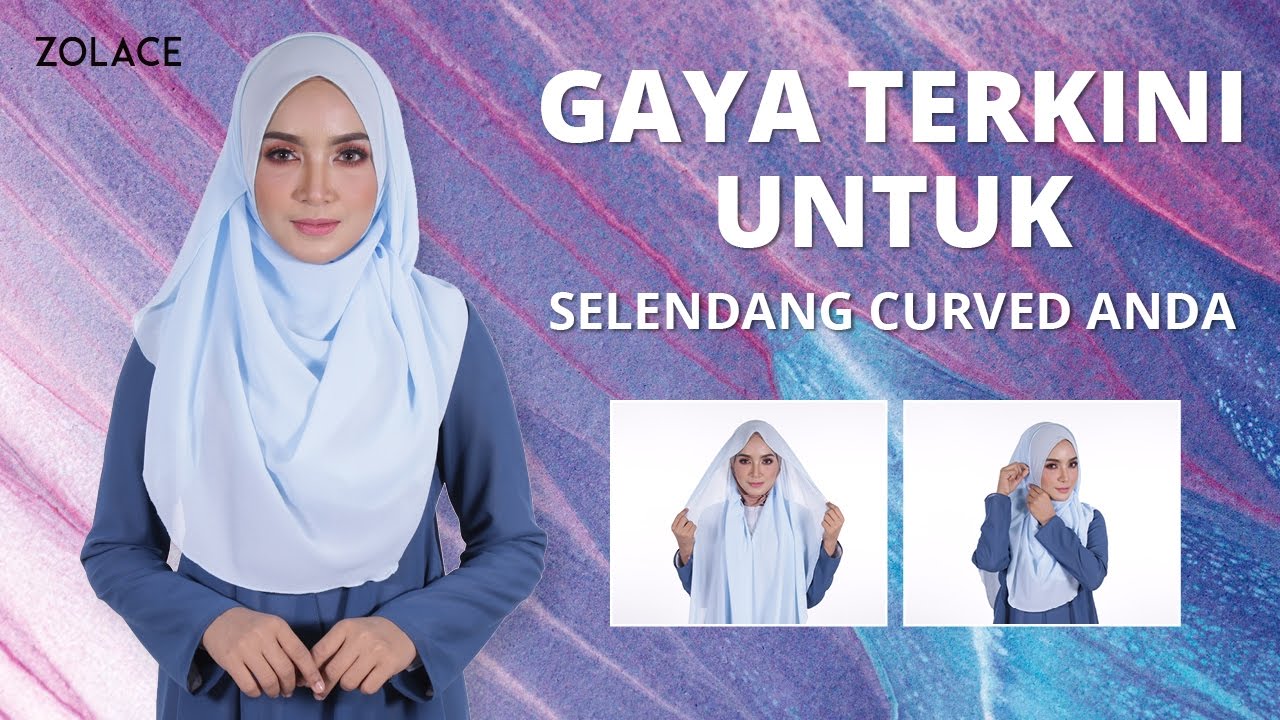 Shawl Tutorial 2017 Cara Untuk Memakai Selendang Curved Anda