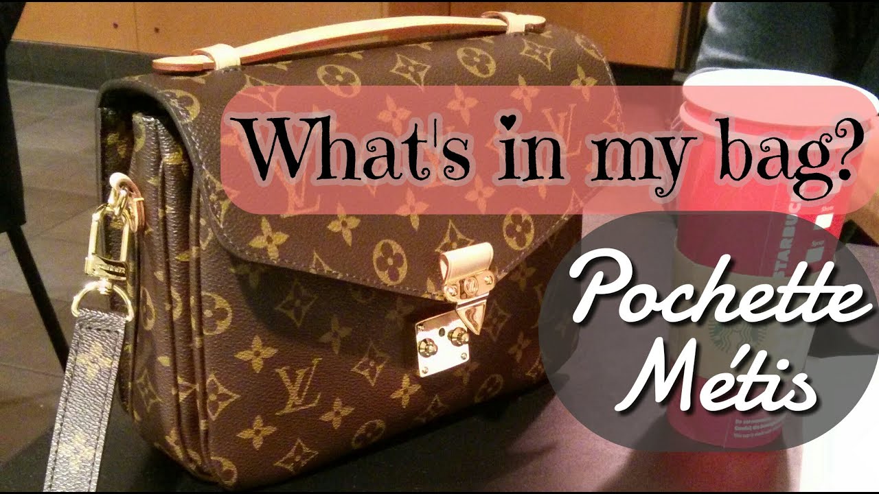 Louis Vuitton Pochette Metis: What&#39;s in my Bag | FashionablyAmy - YouTube