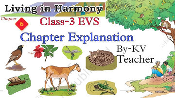 Living in Harmony/ Class-3 EVS New NCERT TWAU Chapter-3 Explanation By-KV Teacher