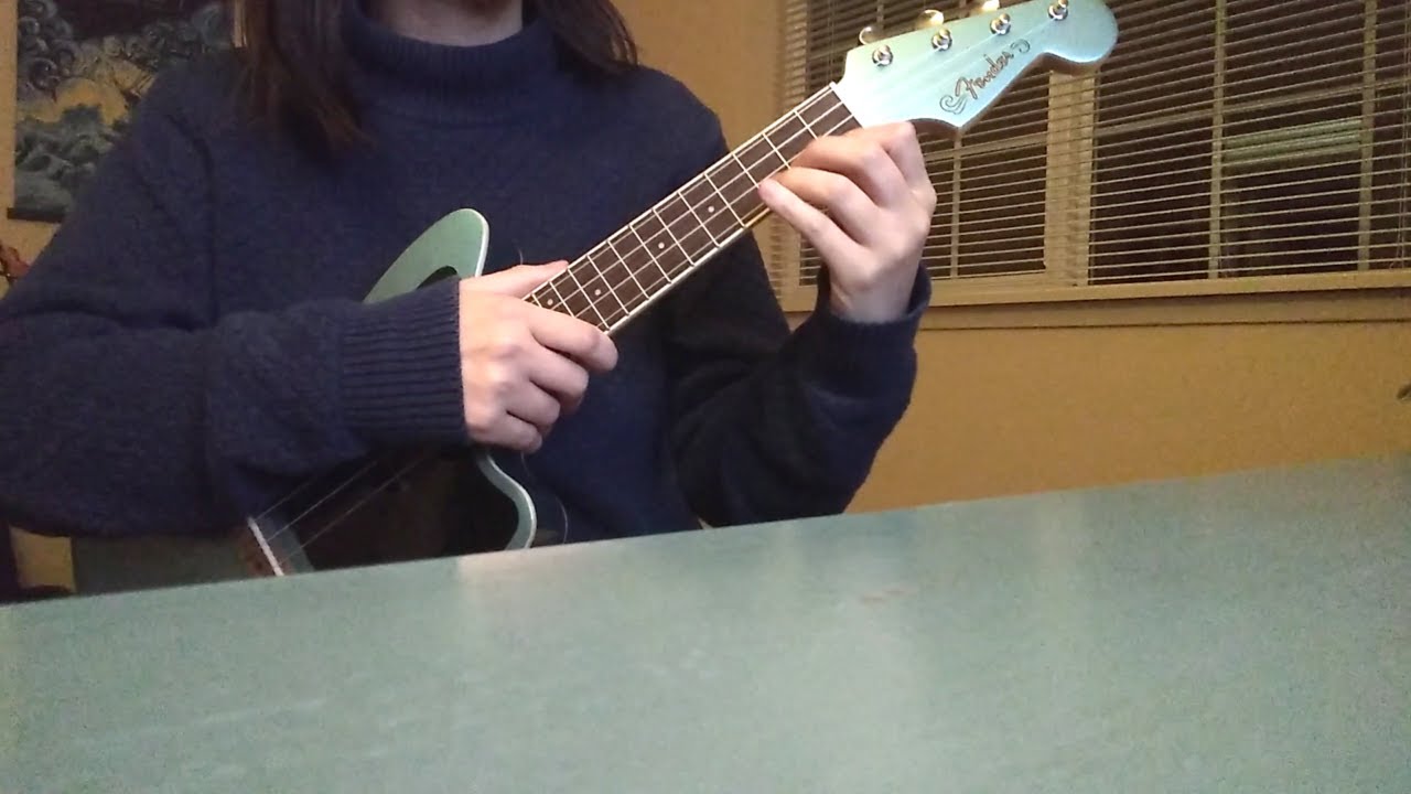 Medicine by Dayglow ukulele cover practice YouTube