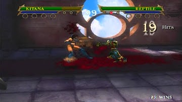 Reptile Infinite Combo in MK: Shaolin Monks