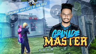 THE GRANADE MASTER FROM BANGLADESH🏆 | ULTIMATE GRANADE FRAGS 💀🔥 | RHK-RIFAT | FREE FIRE HIGHLIGHTS