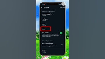 How to hide whatsapp status | whatsapp status ko hide kaise karen #shorts