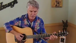 Video thumbnail of "The Pretender - Jackson Browne (acoustic guitar) cover lesson"