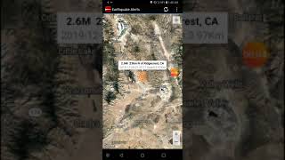 2.6 earthquake ridgecrest, california 28-12-19