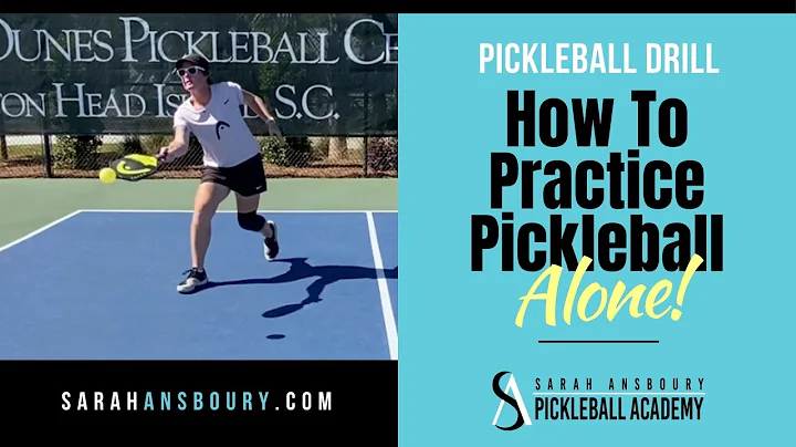 How To Practice Pickleball Alone - Pickleball Dril...