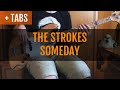 The Strokes - Someday (Bass Cover with TABS!)