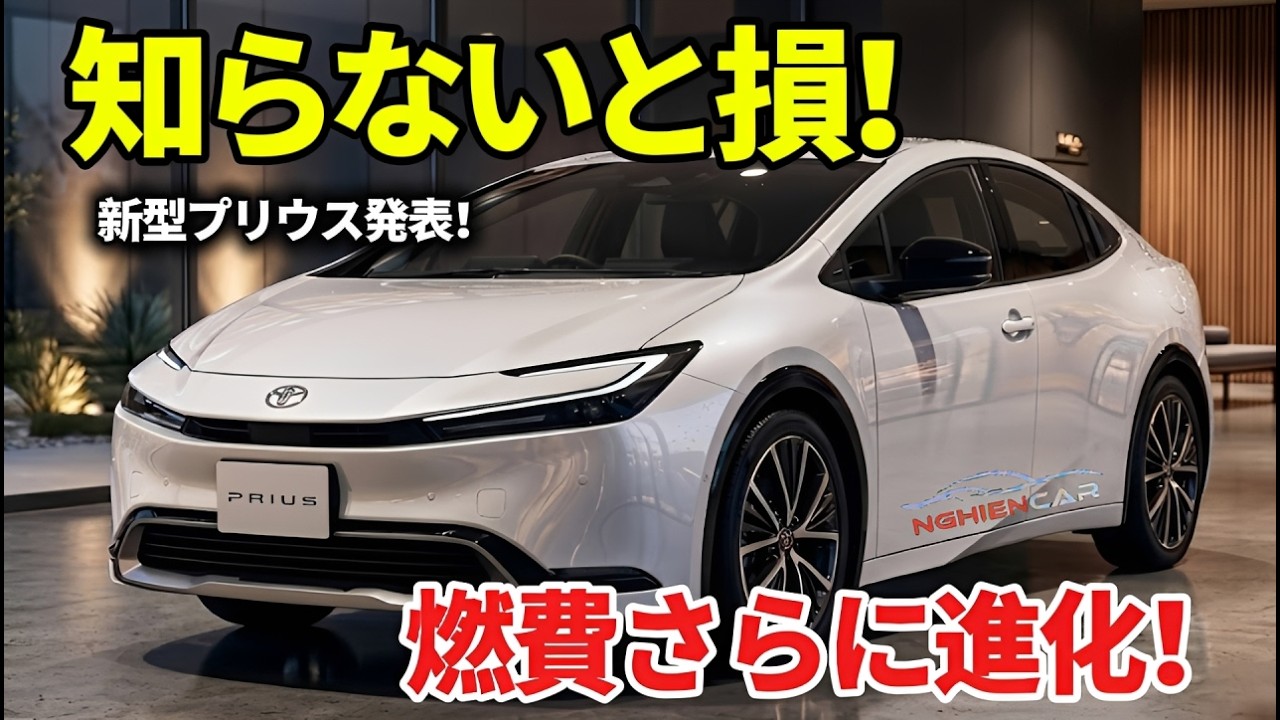2026年7月最新】トヨタ新型プリウス改良モデル発表！燃費も装備も進化