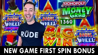 🎩 NEW Monopoly Money Grab 💸 First Spin BONUS!!